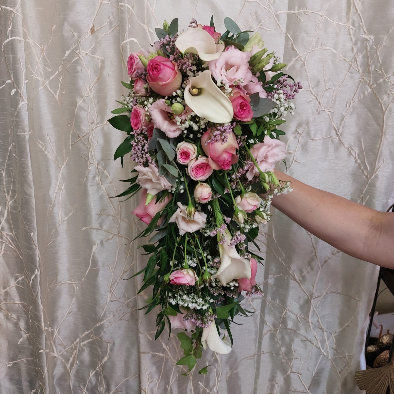 Brautschmuck rosa