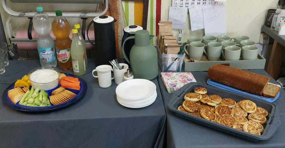 Verpflegung bei Workshops